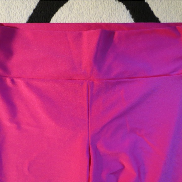 Fuchsia Ankle Length Forever 21 Leggings - Picture 3 of 5